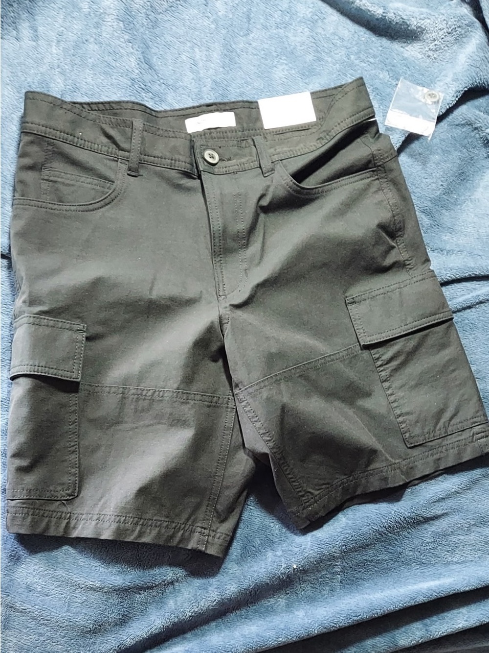 Sonoma Black Men's Cargo Shorts with Flap Pockets